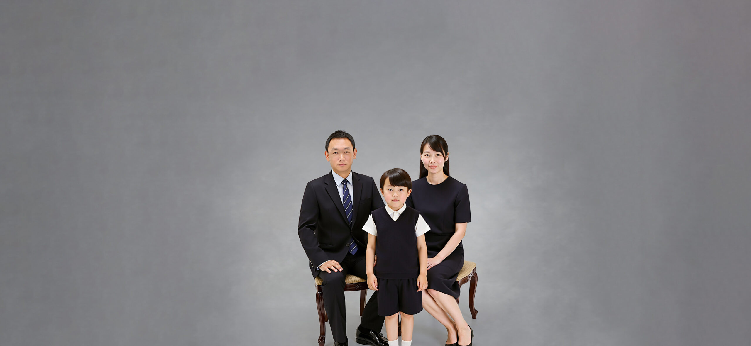 幼稚園・小学校受験の願書に使用する家族写真